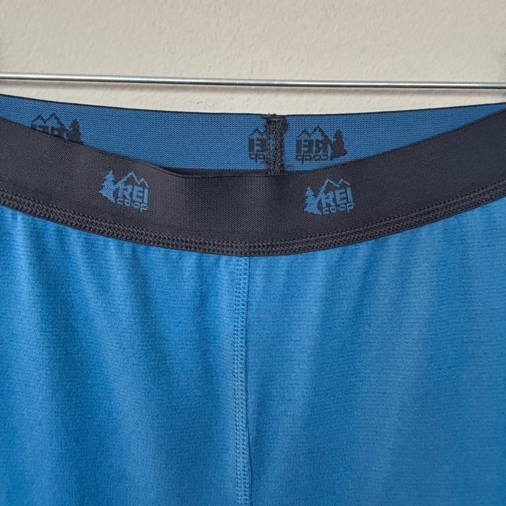 REI Co-op Kids Blue Activewear Long John Pants 14-16 Large 113 - Picture 3 of 4